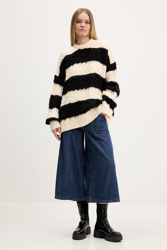 Светр з домішкою вовни The Ragged Priest RPHL251020KW чорний SS26