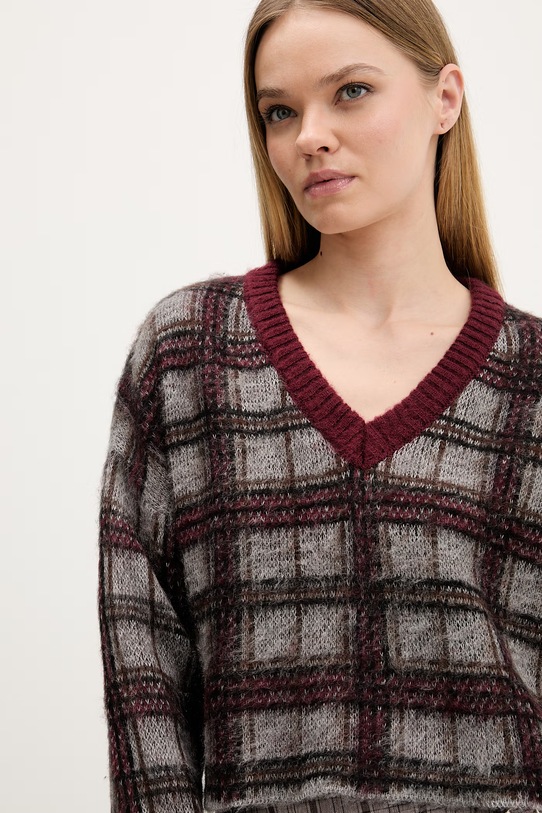 Светр The Ragged Priest бордо RPHL251034KW