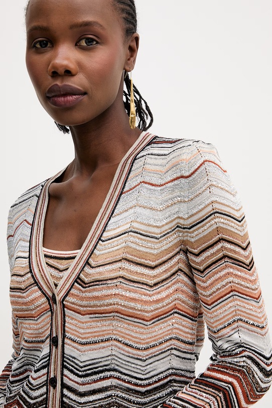 Missoni kardigan beżowy DS26SM0G.BK01H9