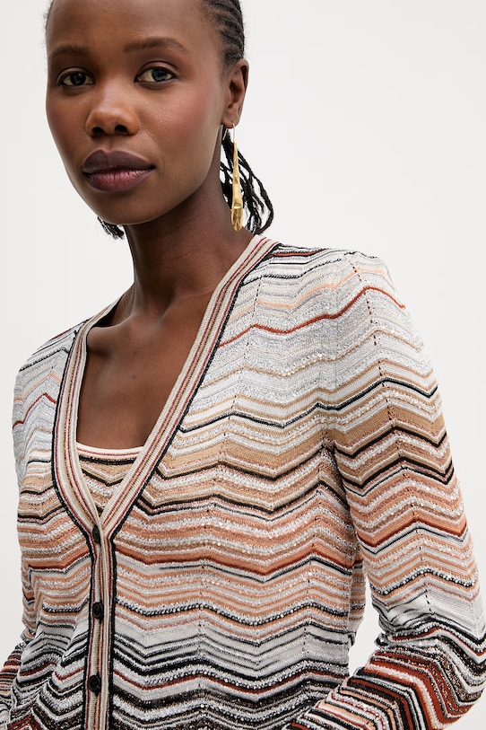 Missoni kardigan beżowy DS26SM0G.BK01H9