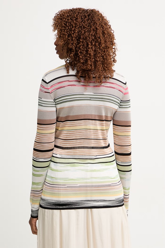 Oblačila Missoni pulover ženski viskozen DS26SN0U.BK01H0 bež