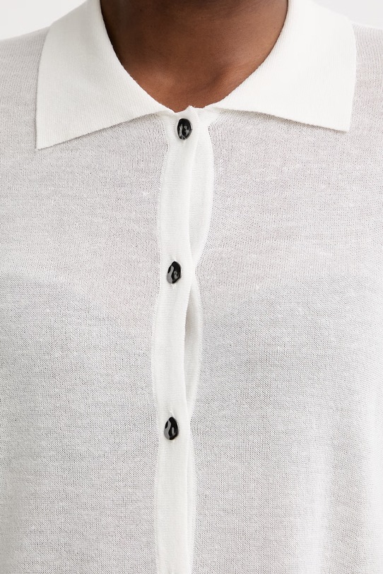 Armani Exchange kardigan damski z wiskozy XW001911.AF21575 beżowy