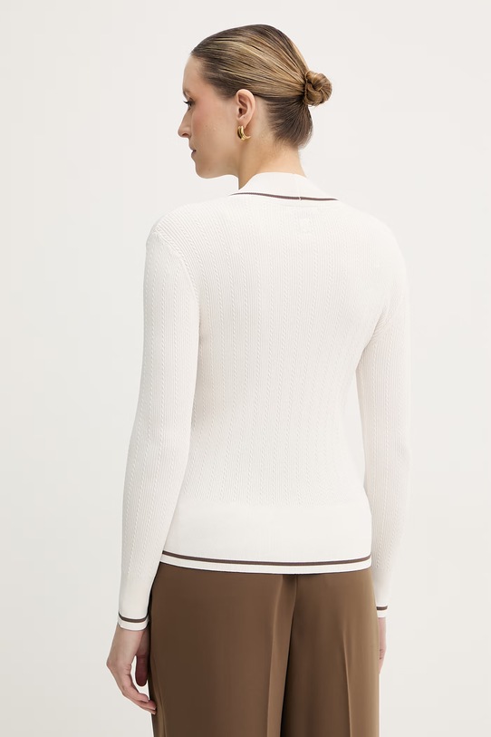 Odzież Armani Exchange sweter damski z wiskozy XW002242.AF10352 beżowy