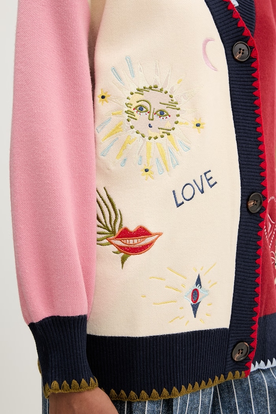 Kardigán Never Fully Dressed NFDKN829 červená