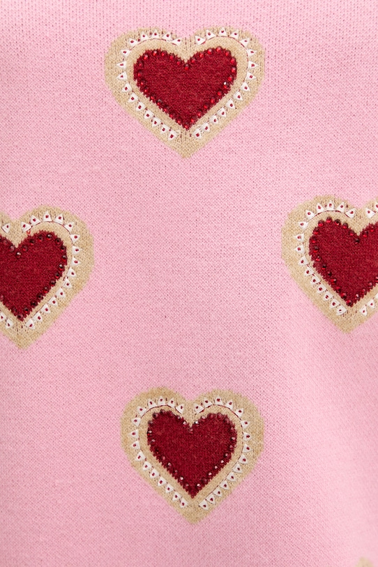 Never Fully Dressed kardigan NFDKN812 różowy