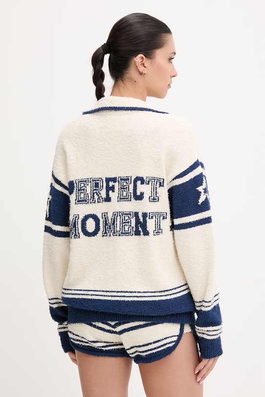 Ρούχα Perfect Moment ζακέτα γυναικεία με βαμβάκι W3001388 σκούρο μπλε