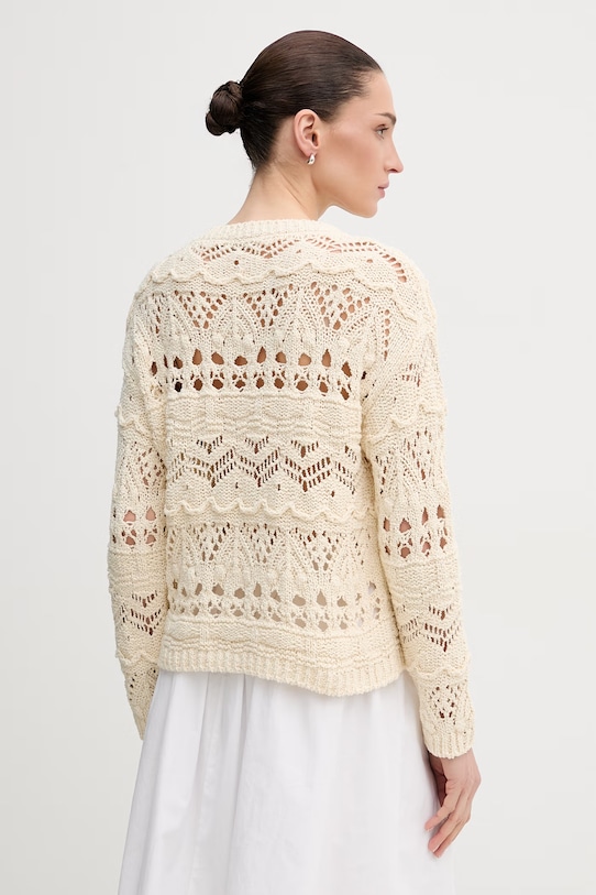 Odzież OUI sweter 96493 beżowy