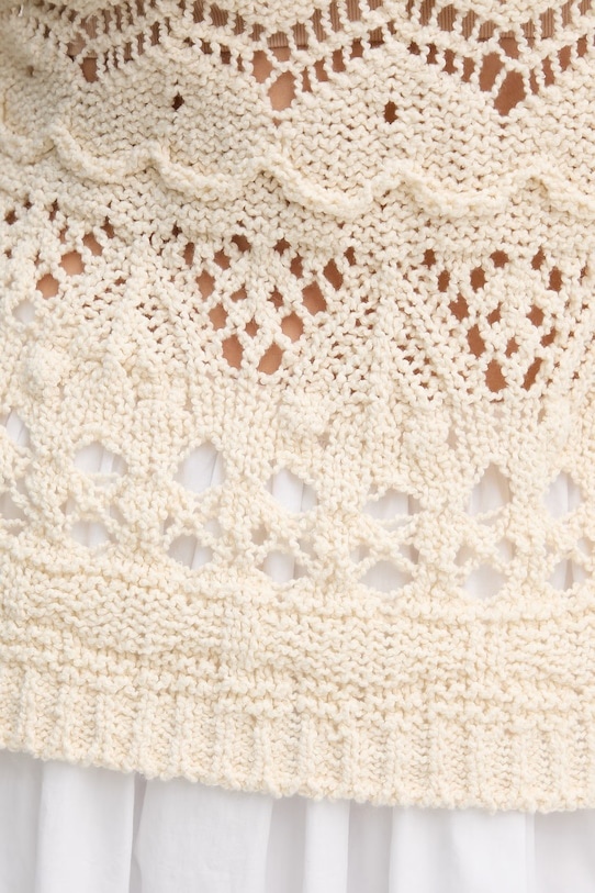 OUI sweter 96493 beżowy