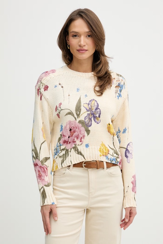 OUI sweter pozostałe beżowy 96776