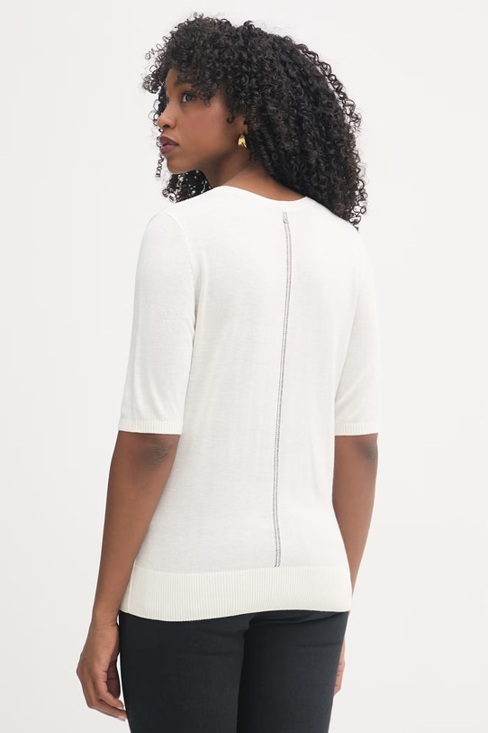 Odzież BOSS Orange sweter z domieszką kaszmiru C Fiaffu 50557077 beżowy