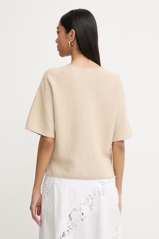 Odjeća BOSS Orange pulover ženski s dodatkom vune C Fouetta 50560012 bež