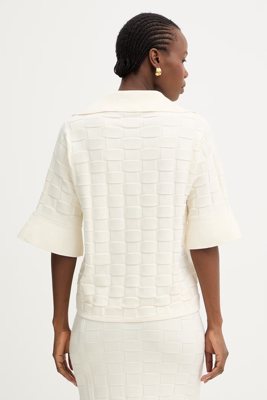 Odzież BOSS sweter damski z wiskozy Fapavero 50556693 beżowy