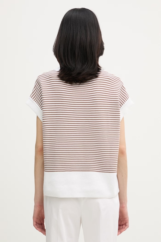 Odzież Joop! sweter bawełniany 30101908 brązowy