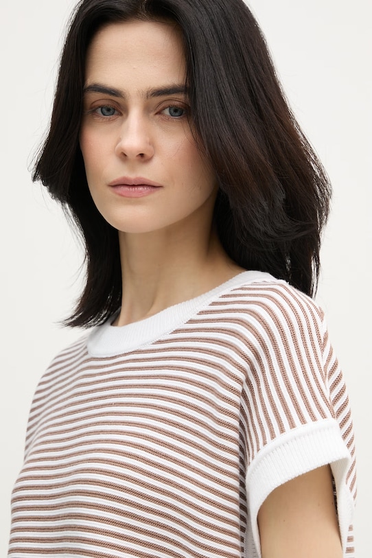 Joop! sweter bawełniany brązowy 30101908