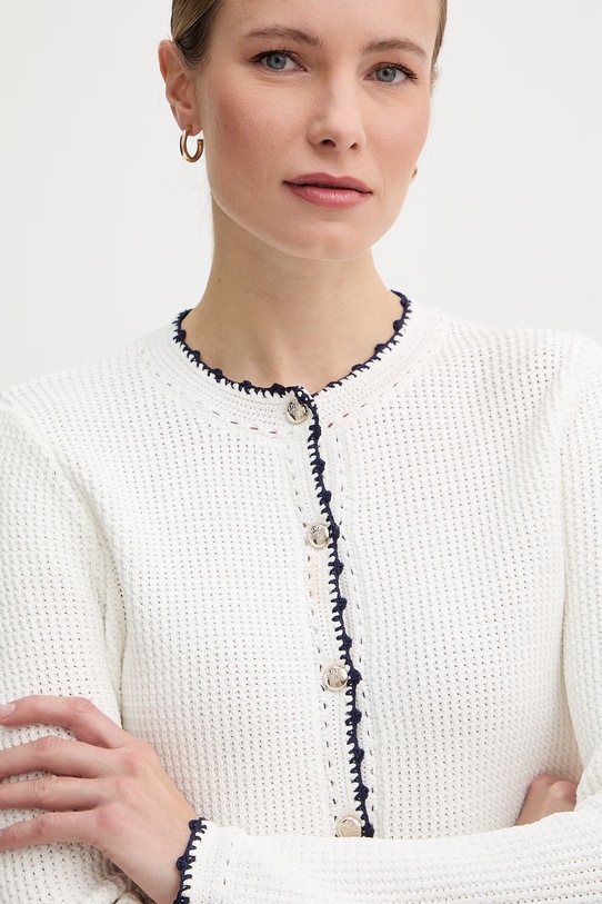 Joop! kardigan damski z wiskozą beżowy 30102148