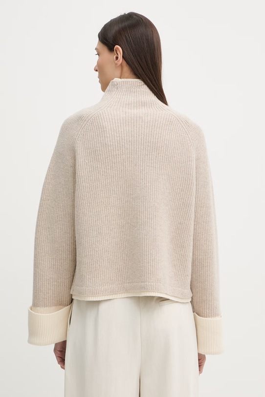 Odzież rag & bone sweter damski wełniany Ilaria RG3025H6MYK beżowy