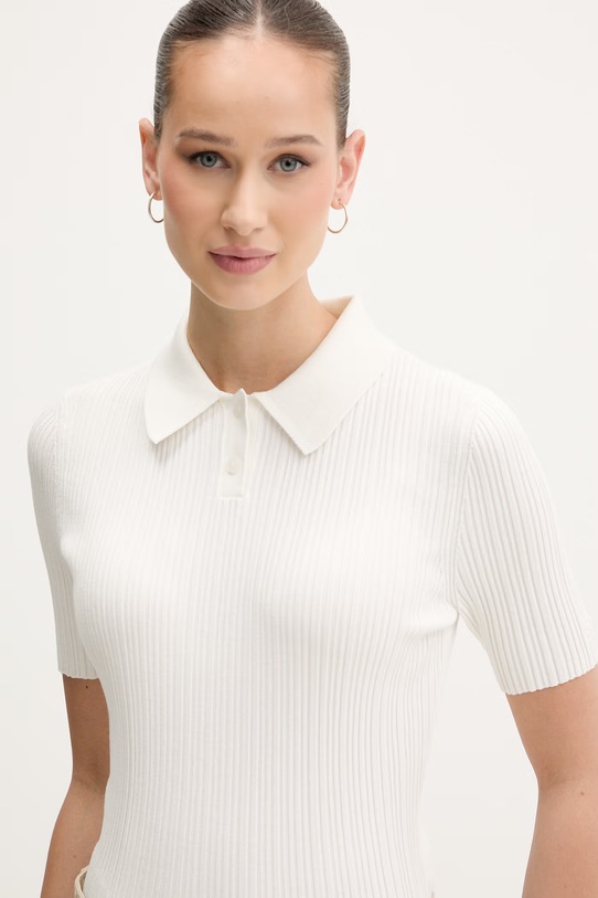 HUGO polo damskie Sareplette beżowy 50557771