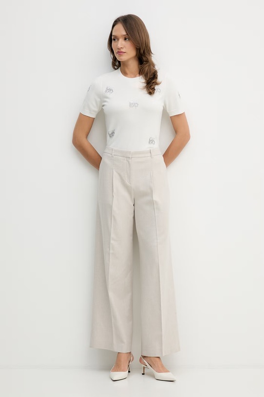 Πουλόβερ Dkny DJ6R0242 μπεζ SS26