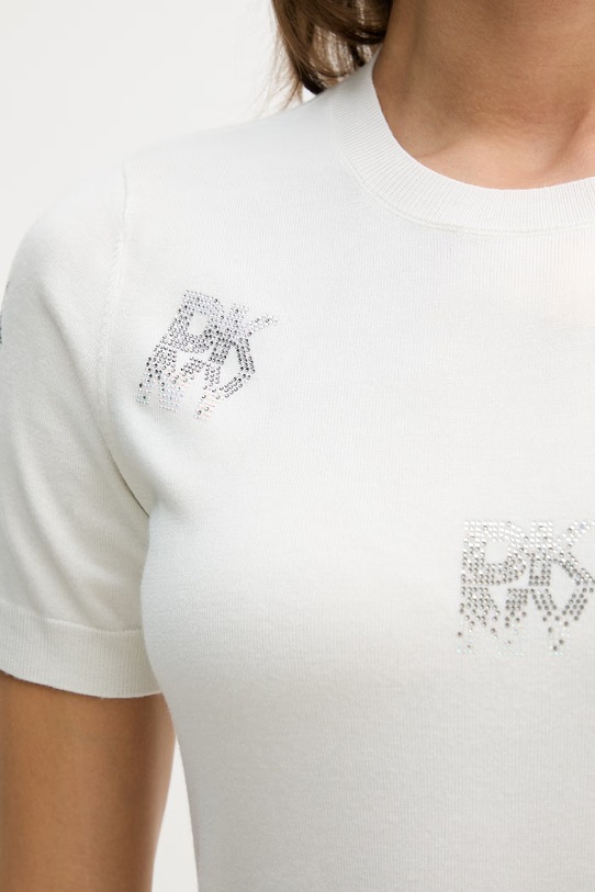 Πουλόβερ Dkny DJ6R0242 μπεζ