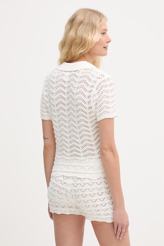 Odzież DKNY sweter damski bawełniany DJ6R0138 beżowy