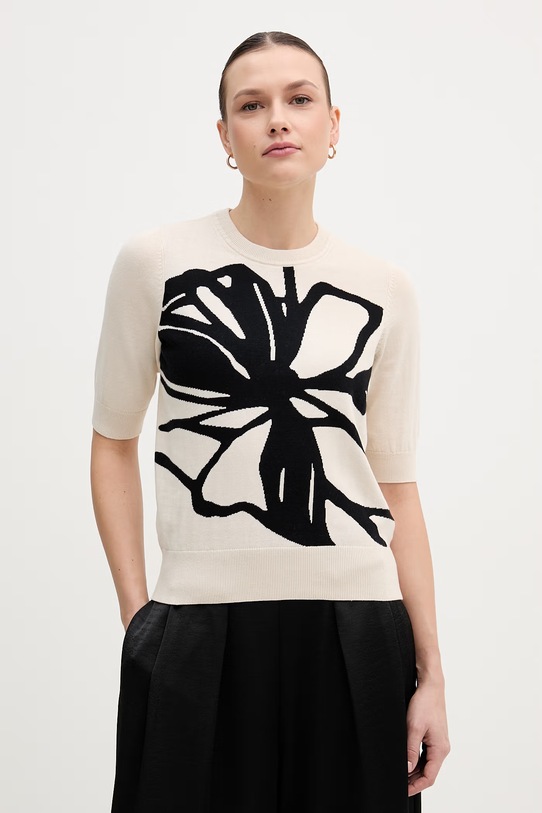 Dkny sweter pozostałe beżowy P5ASDU83