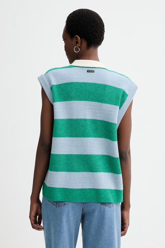 Odzież MUNTHE kamizelka z dodatkiem wełny BRACHA 261162526176 niebieski