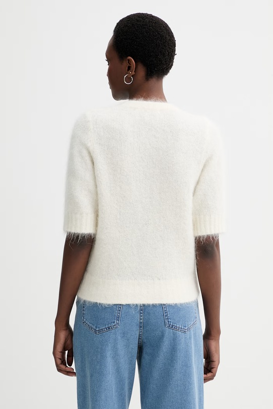 Odzież MUNTHE kardigan z dodatkiem wełny LOCCA 261163026174 beżowy