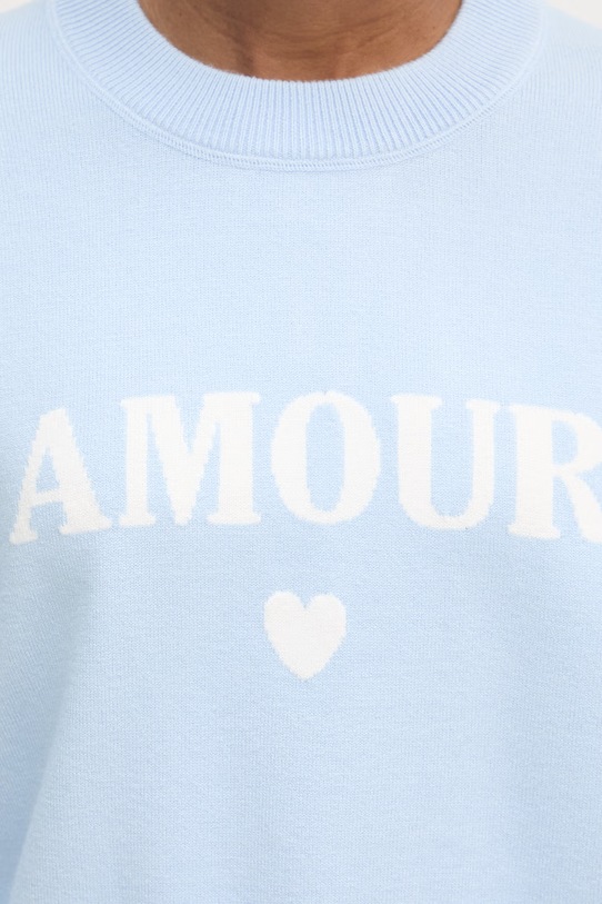Morgan sweter damski z wiskozą MAMOUR niebieski