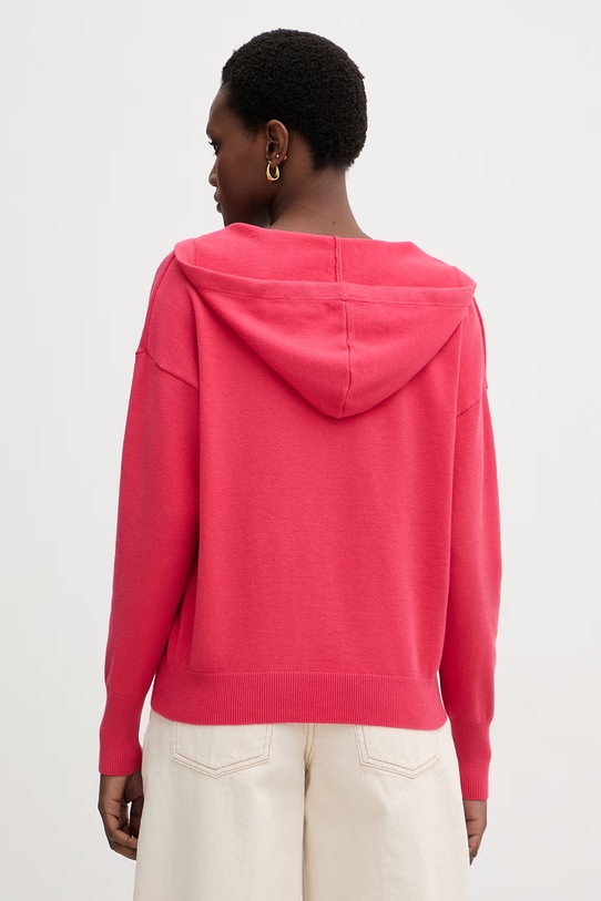 Odzież Morgan sweter damski z wiskozy MBALONA różowy