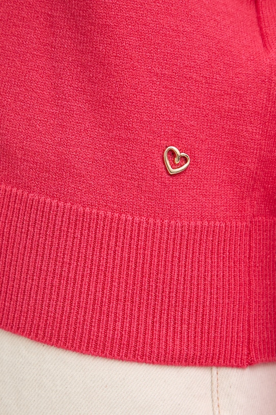 Morgan sweter damski z wiskozy MBALONA różowy