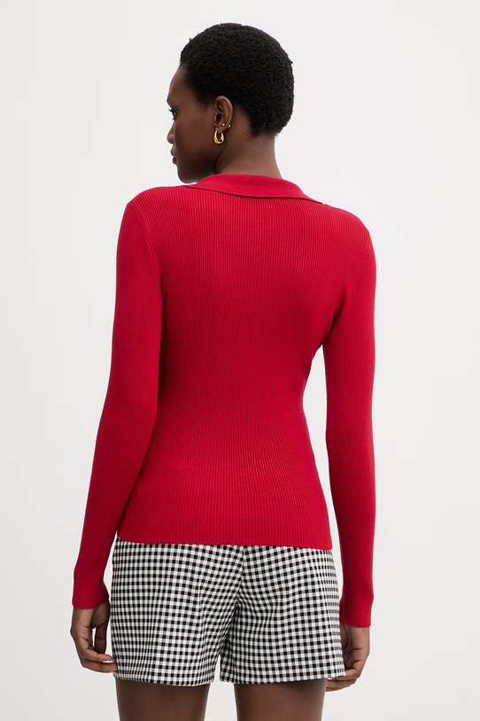 Abbigliamento Morgan maglione da donna con viscosa MBONZAI rosso