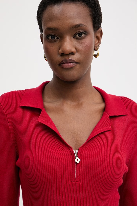 Morgan свитер для женщин с вискозой красный MBONZAI