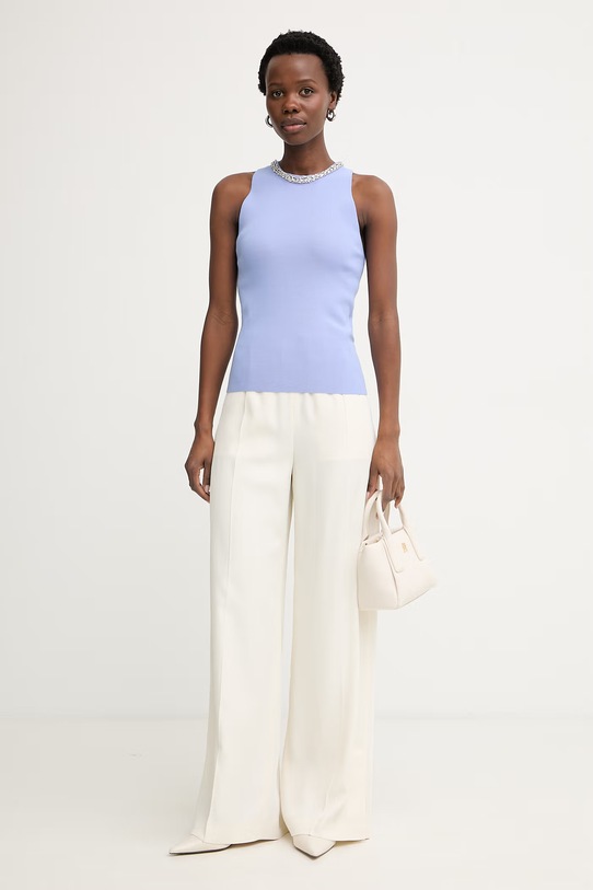 Morgan damskie z wiskozy 261.MDIANE niebieski SS26