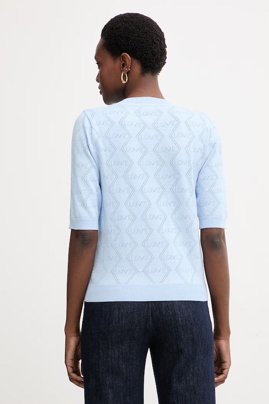 Ruházat Morgan t-shirt női viszkózzal 261.MIKA kék