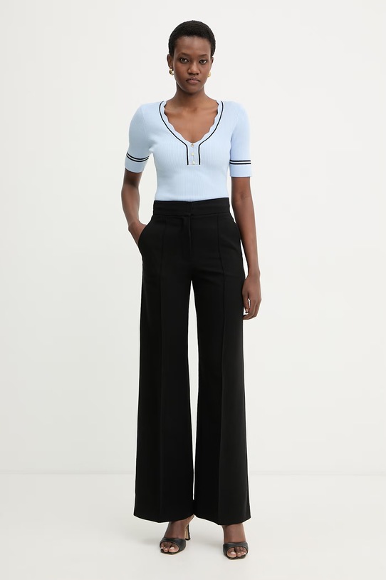 Morgan sweter damski z wiskozą MIREN niebieski SS26