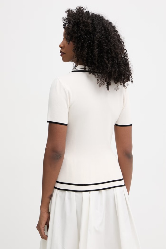 Odzież Morgan bluzka damska z wiskozą MTOIRI beżowy