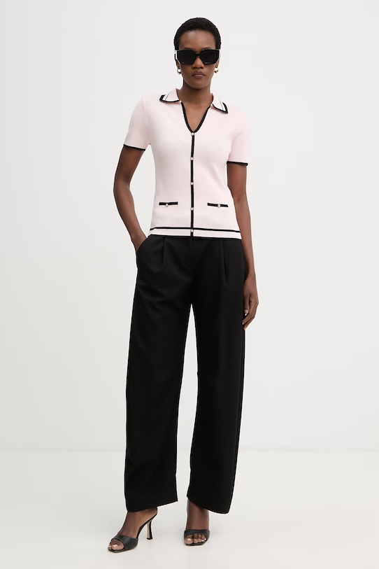 Morgan bluzka damska z wiskozy MTOIRI różowy SS26