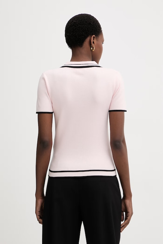 Odzież Morgan bluzka damska z wiskozy MTOIRI różowy