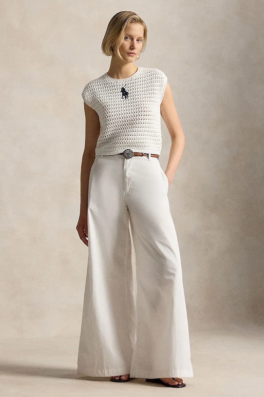 Ρούχα Polo Ralph Lauren πουλόβερ γυναικείο βαμβακερό 211A12704 μαύρο