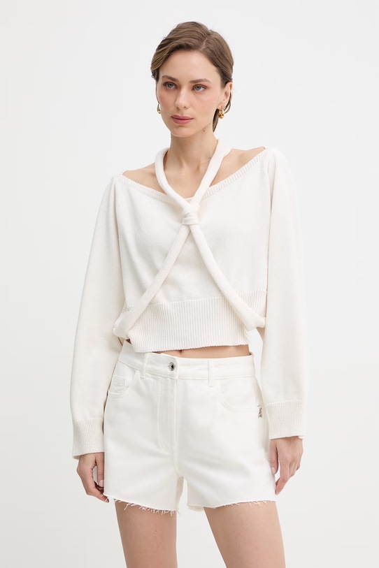 Haveone damskie z bawełną beżowy MFP.Q034