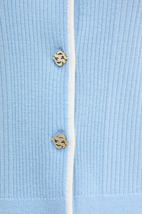 From Future kardigan damski wełniany WPC03440 niebieski