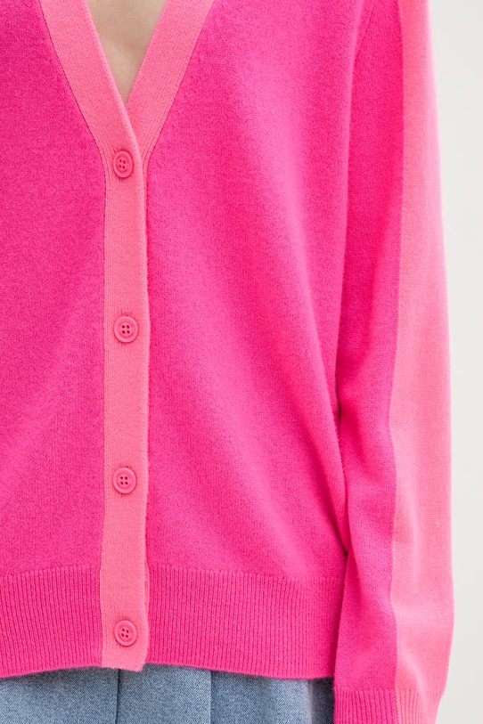 From Future kardigan damski kaszmirowy WPC03526 różowy