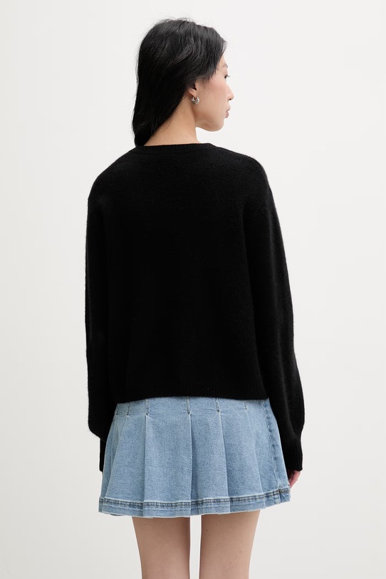 Odzież From Future kardigan damski kaszmirowy WPC03530 czarny