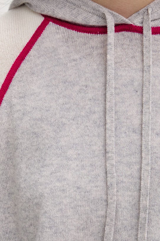 From Future sweter damski kaszmirowy WPH03553 szary