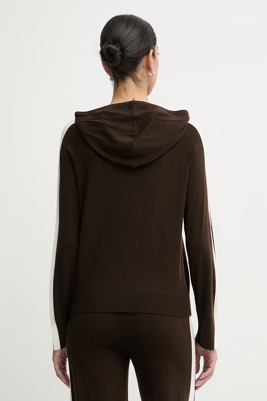 Odzież From Future sweter damski wełniany WPH03680 brązowy