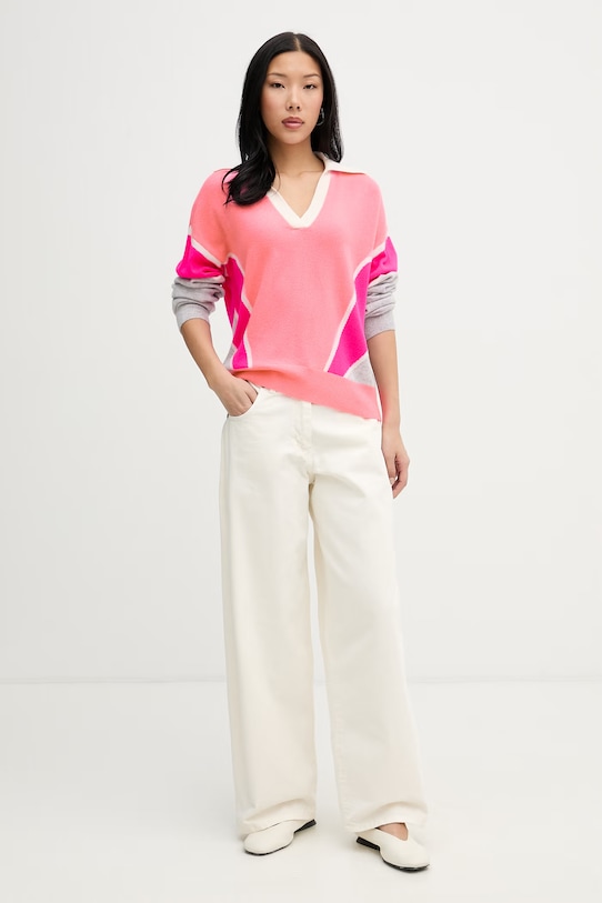 From Future свитер женский кашемировый WPP03574 розовый SS26