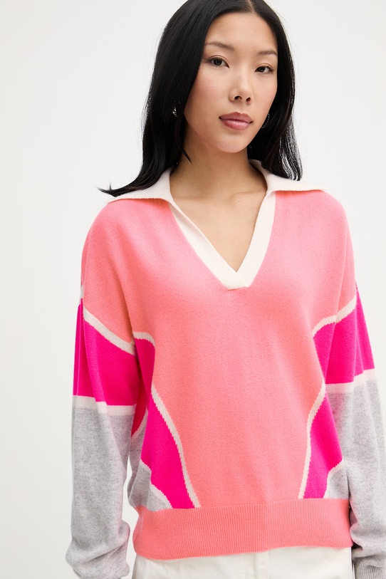 From Future sveter dámsky kašmírový ružová WPP03574