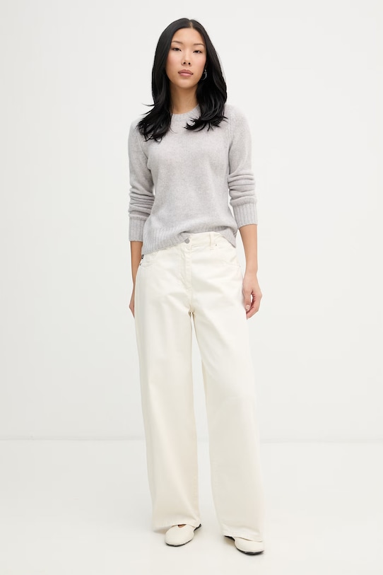 From Future sweter damski kaszmirowy WPR00394 szary SS26