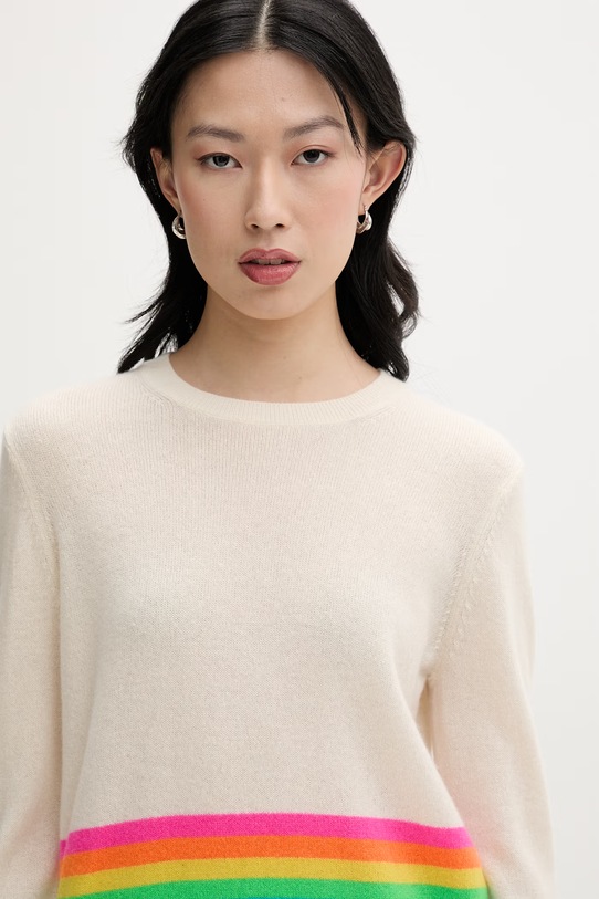 From Future sweter damski kaszmirowy beżowy WPR00568