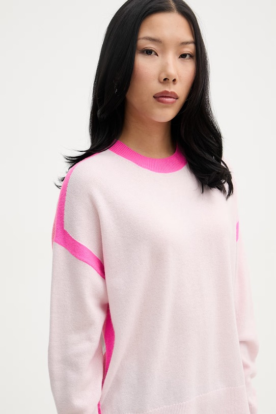 From Future sweter damski kaszmirowy różowy WPR03529